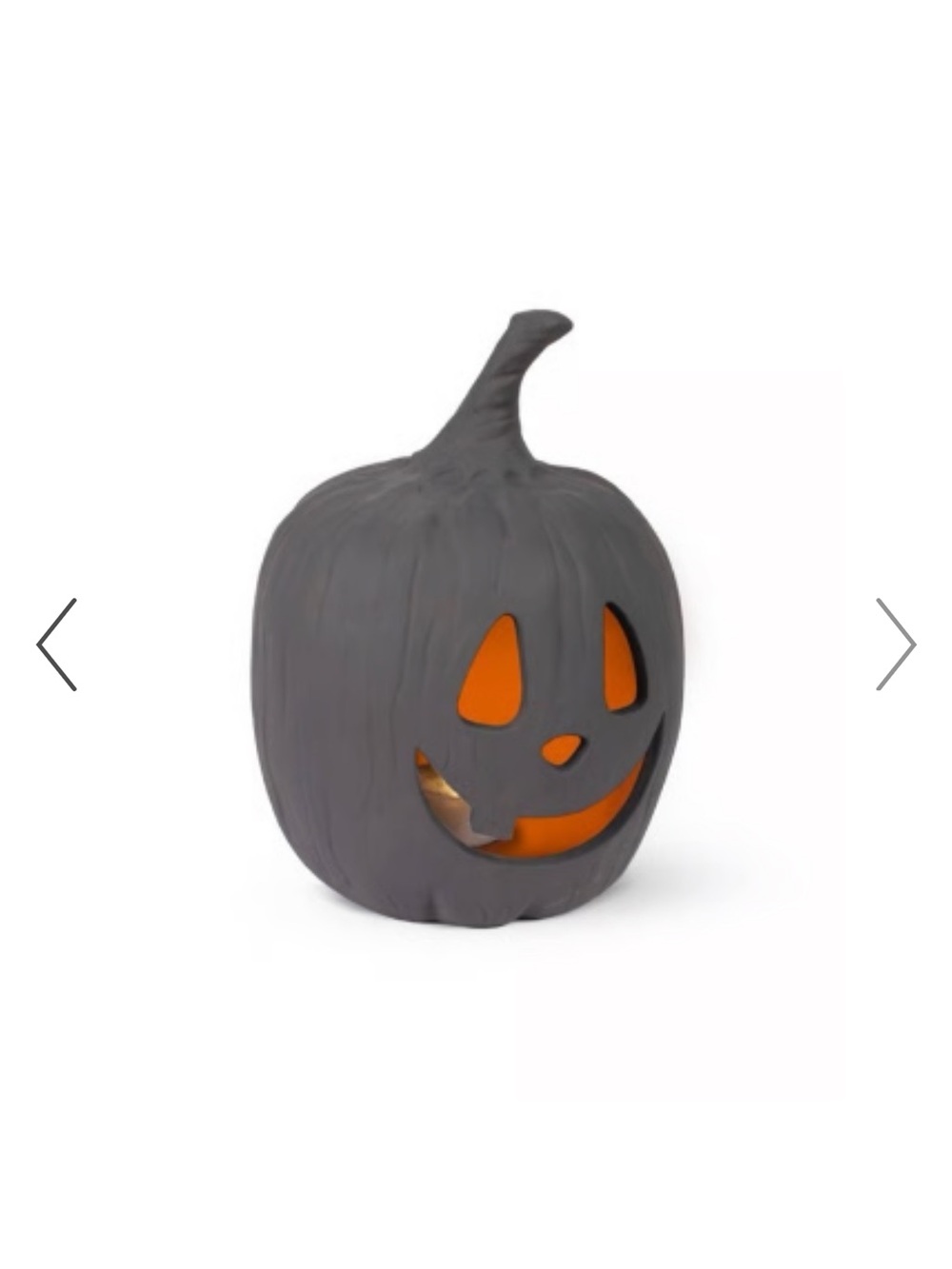 Target Bullseyes Playground Halloween Terracotta Light Up Jack O Lantern Pumpkin - Picture 3 of 6